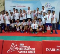 Gelar Kejuaraan Bulutangkis Antar Media Terbagi Rata