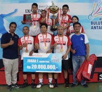 Pikiran Rakyat Juara Kejuaraan Bulutangkis Antar Media 2019